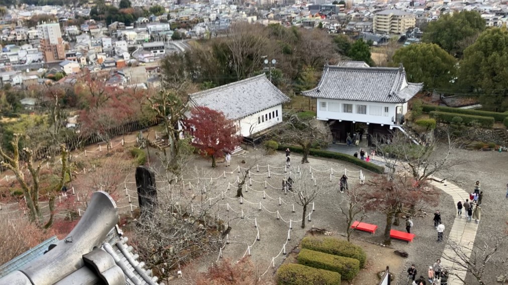 犬山城内部・天守閣からの景色(下側)