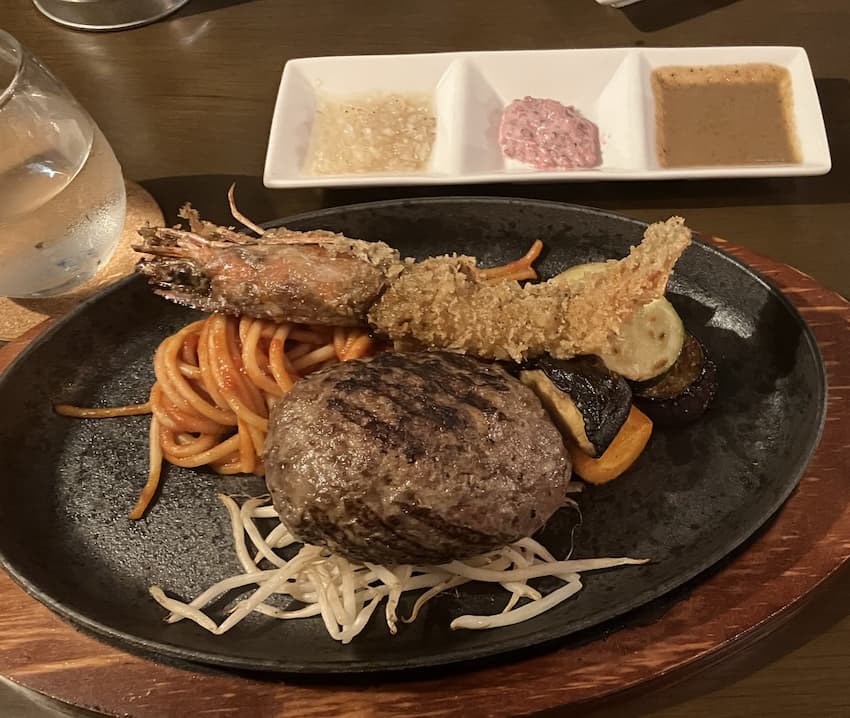 親方ハンバーグ:親方ハンバーグプレート