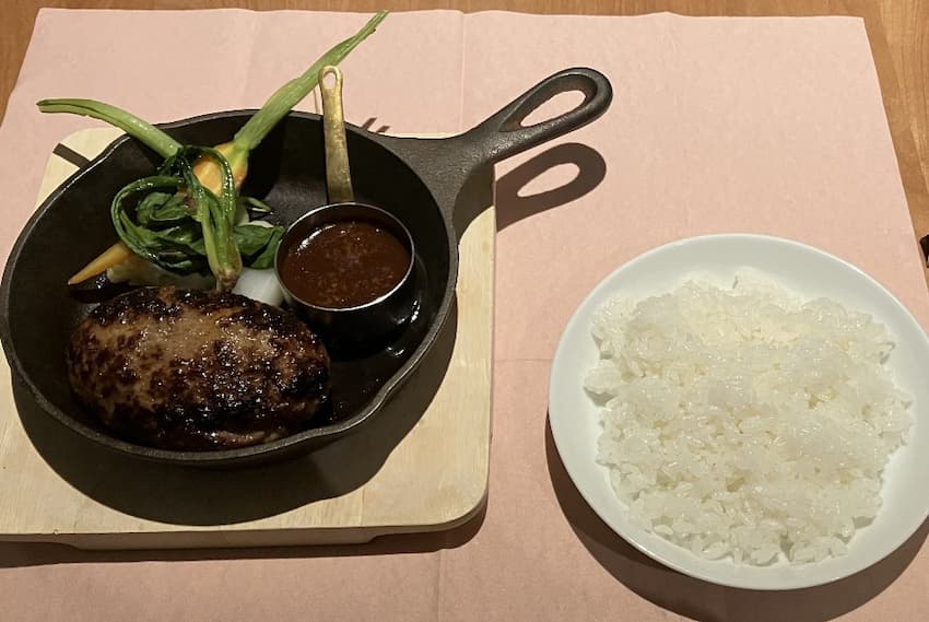 ビストロ赤沢伊豆公園:ハンバーグステーキ