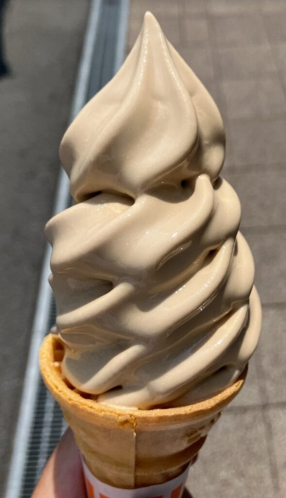 ミカド珈琲のモカソフト：モカソフト