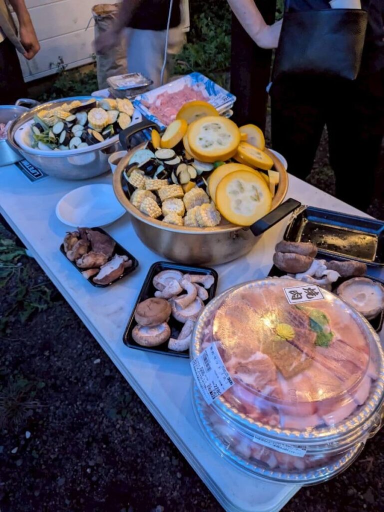 北軽井沢ピックルボール山荘ラリー 食材一覧