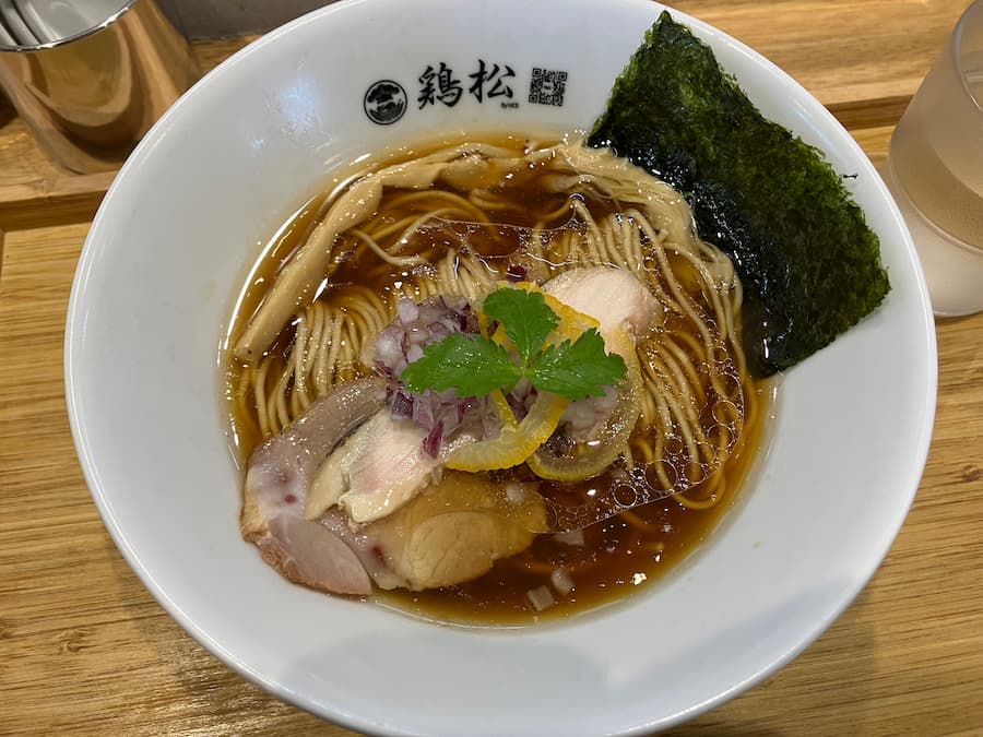 鶏松：醤油らぁ麺