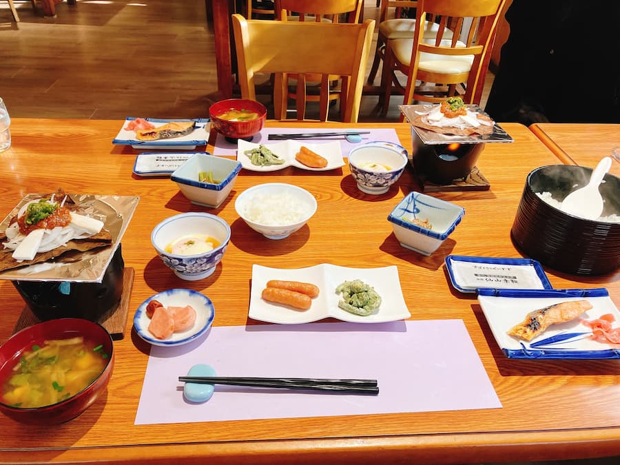 仙山乗鞍：朝食