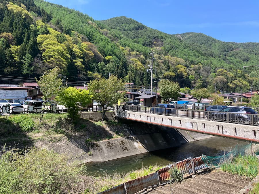 奈良井宿：駐車場