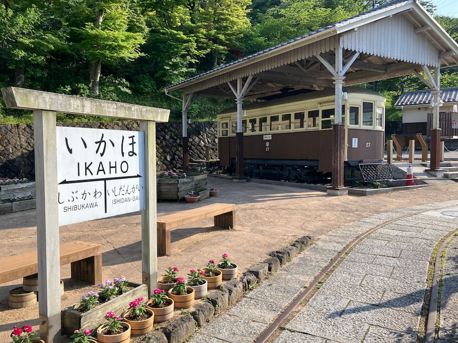 長野旅行2026_路面電車の展示物