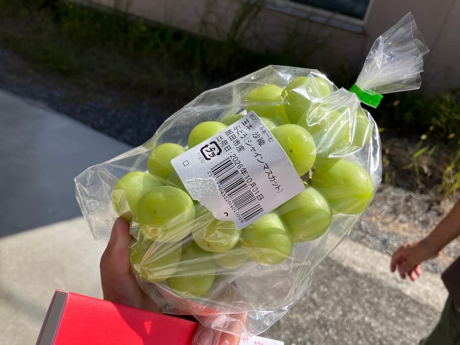 特産品シャインマスカット